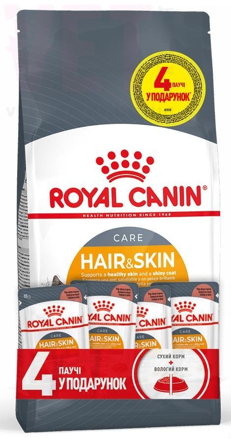 ���� ����� Hair&Skin Care, 2 �� + 4 �����. Feline Care Nutrition - ������� � ���������� ��������������
