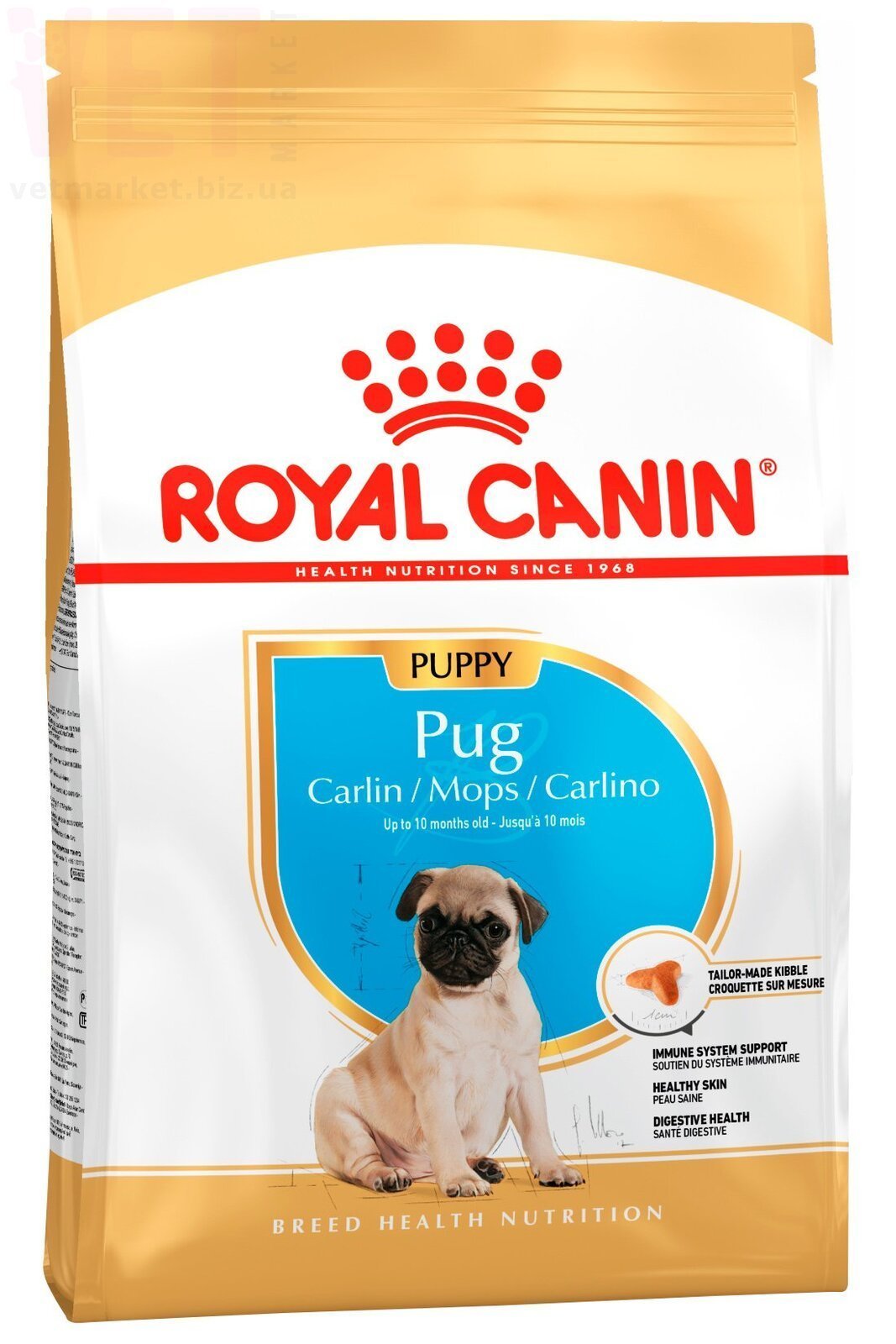 ���� ����� Pug Puppy, 1,5 ��. Breed Health Nutrition - ������� � ������������ � �������