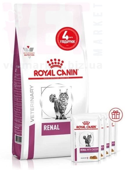 ���� ����� Renal Cat, 2 �� + 4 �����. Vet Diet Feline - ������������ ����� ��� �����