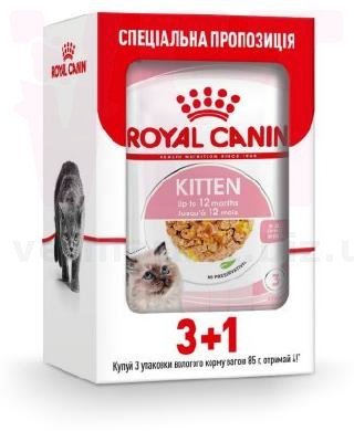 ���� ����� Kitten Instinctive In Jelly 3+1. Feline Health Nutrition Wet - ������� �������