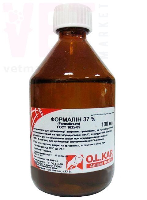 Формалин 37%, 100 Мл, O.L.KAR. (Олкар)