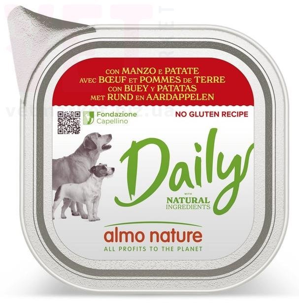 Almo Nature Daily Dog, 100 � (������� � ��������). ��� �����