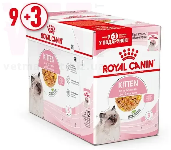 ���� ����� Kitten Instinctive In Jelly 9+3. Feline Health Nutrition Wet - ������� �������