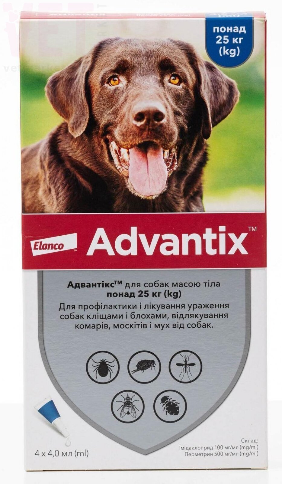 ��������� ��� ����� 25-40 ��, 1 ���.*4 ��, Elanco. �����