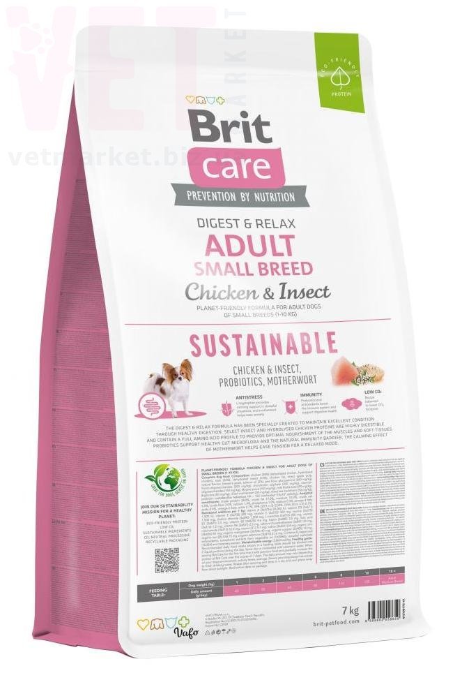 Brit Care Dog Sustainable Adult Small Breed    ,    , 7 .  