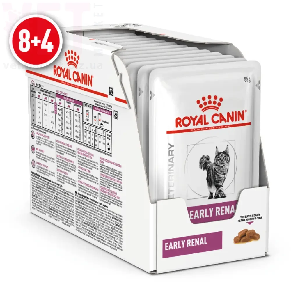 ���� ����� Early Renal Cat 8+4. Veterinary Health Nutrition Cat Wet - ������������ �������� ������� ��� ����� (������� �������)
